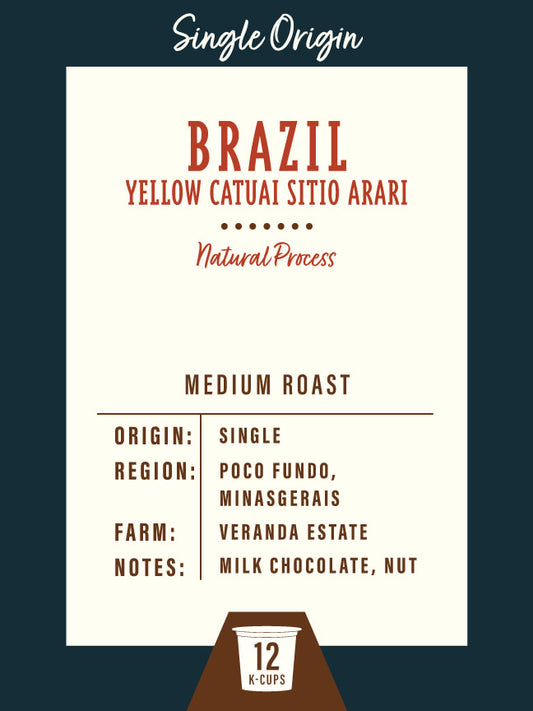 Brazil Yellow Catuai "Sitio Arari" - 12 K-Cups™